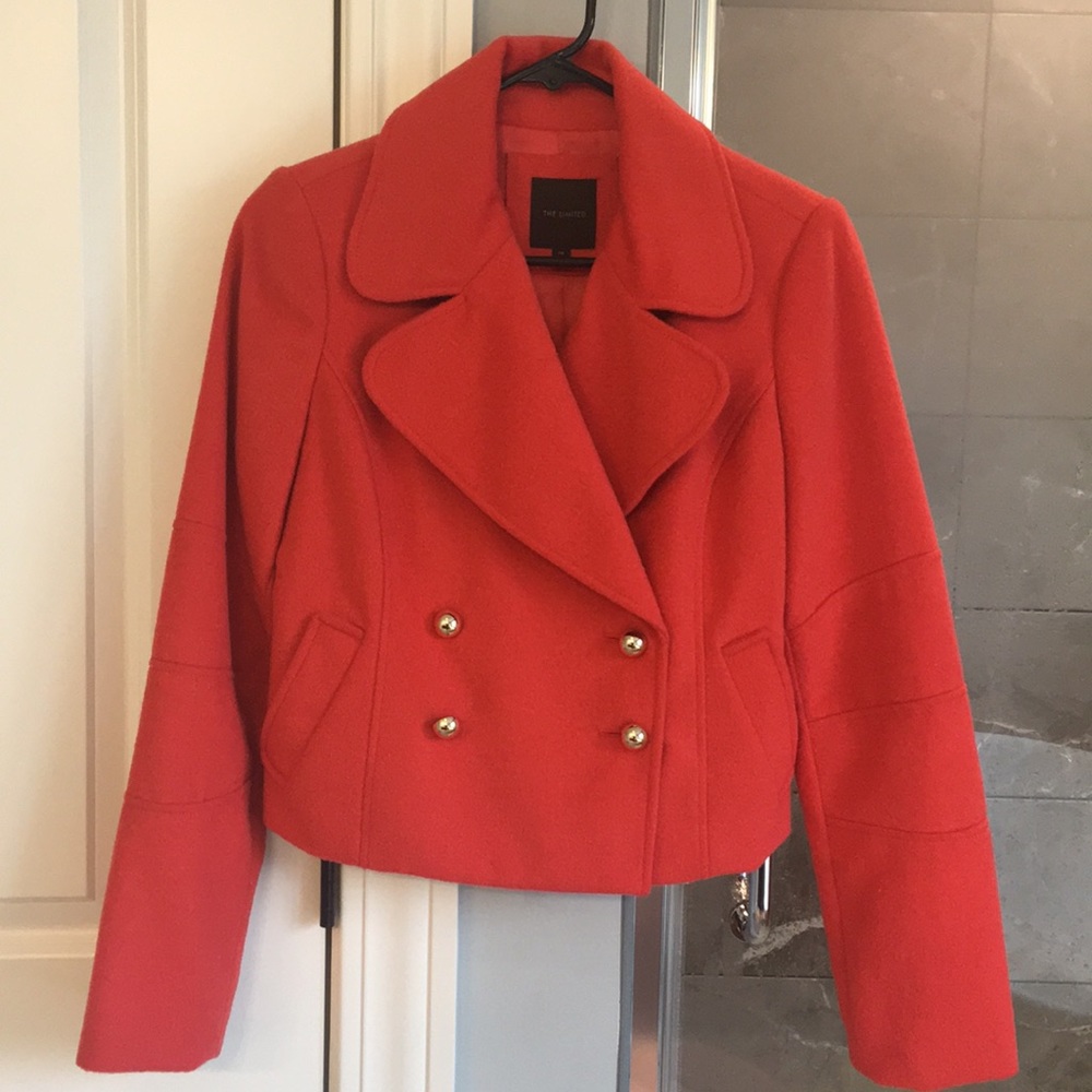 The Limited cropped wool jacket XS